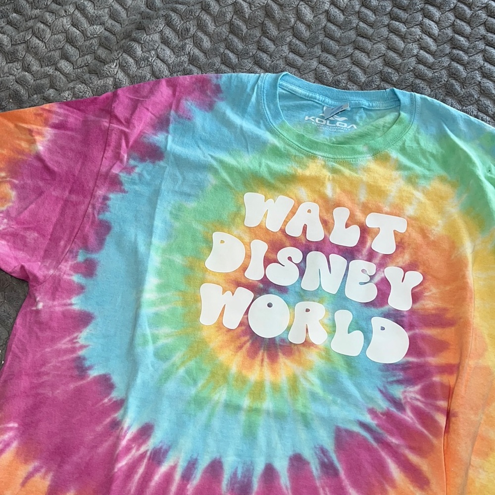 WDW Tiedye shirt